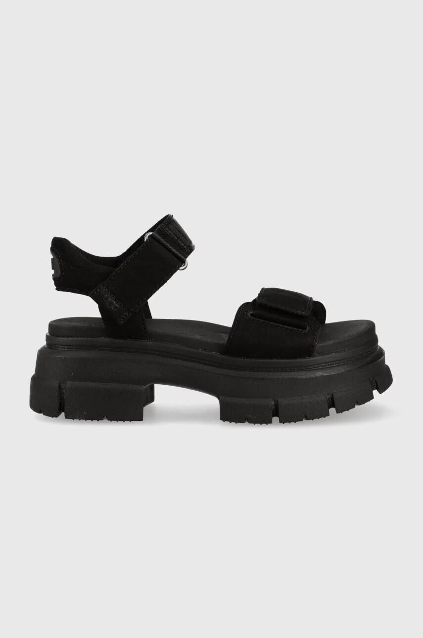 Ugg Сандали Ashton Ankle в черно с платформа 1136764 - Pepit.bg