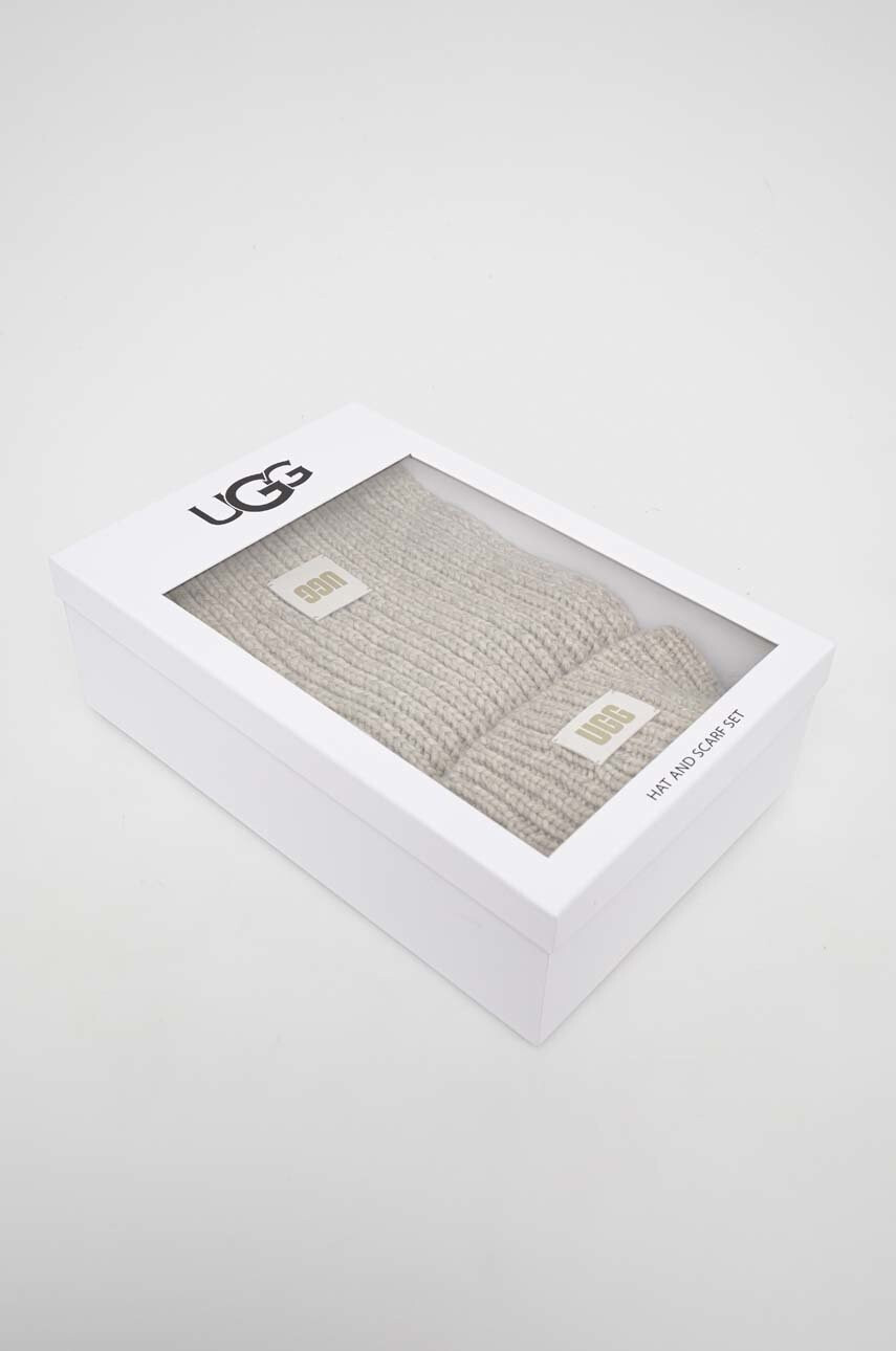 Ugg Шапка и шал с вълна Chunky - Pepit.bg