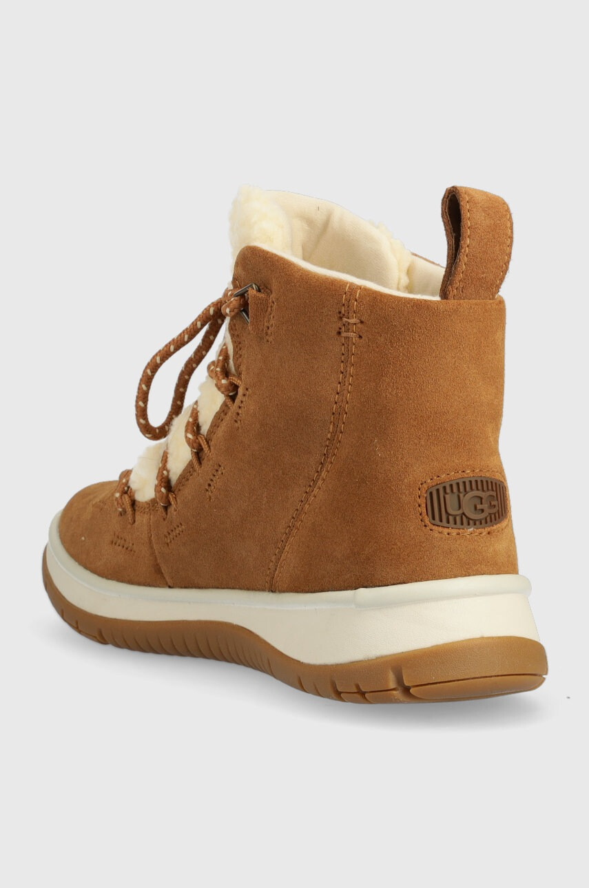 Ugg Велурени апрески в кафяво - Pepit.bg