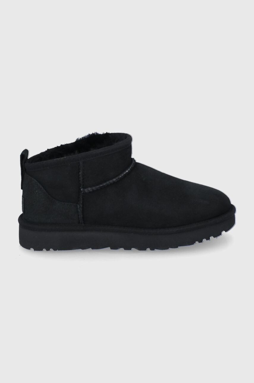 Ugg Велурени апрески в черно - Pepit.bg
