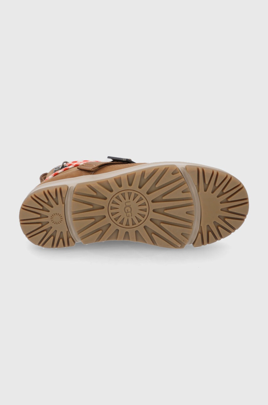 Ugg Велурени апрески в кафяво - Pepit.bg