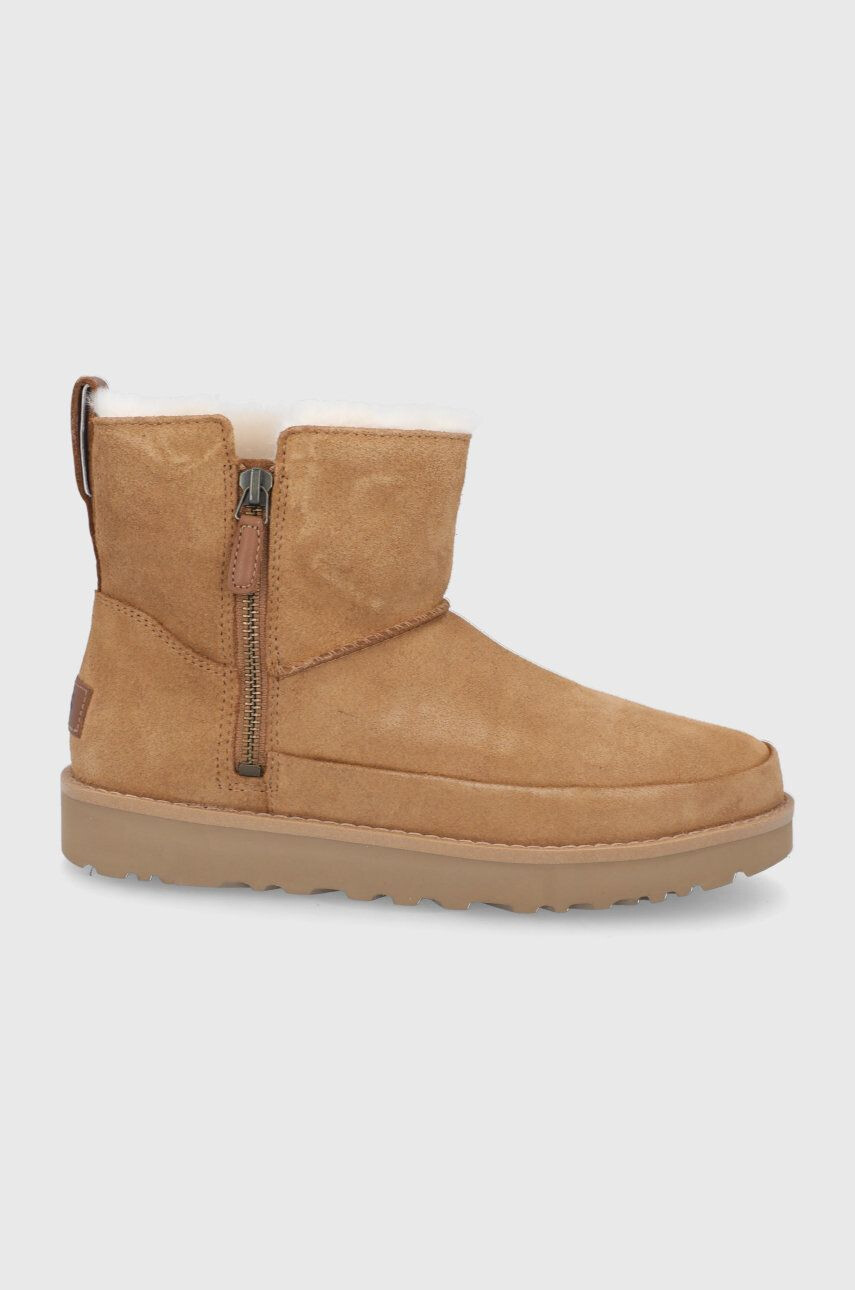 Ugg Велурени апрески Classic Zip Mini - Pepit.bg