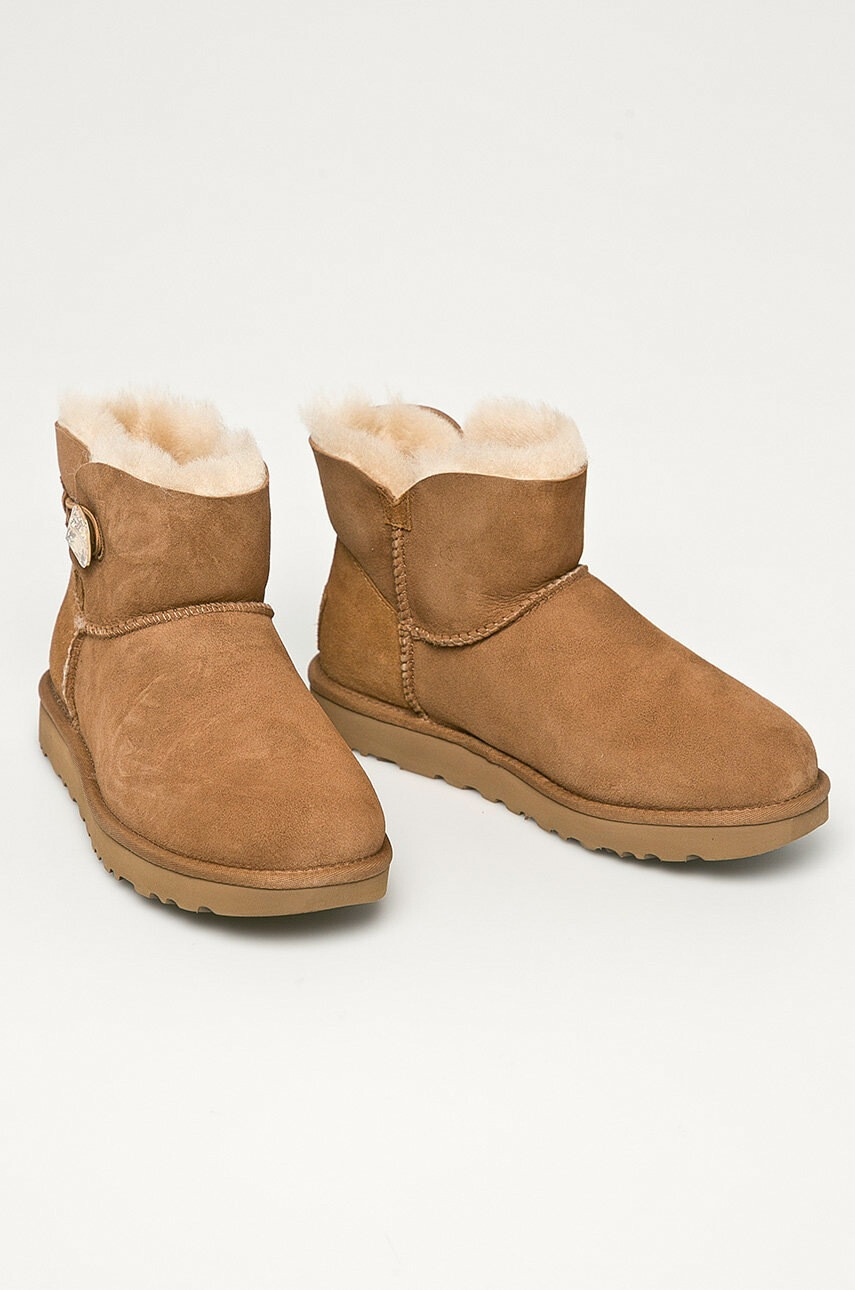 Ugg Велурени апрески Mini Bailey Button Blink - Pepit.bg