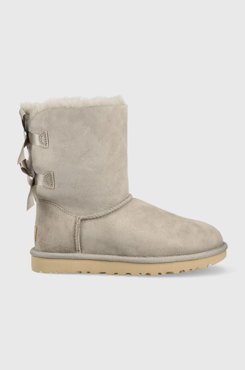 Ugg Велурени апрески W Bailey Bow Ii в сиво - Pepit.bg