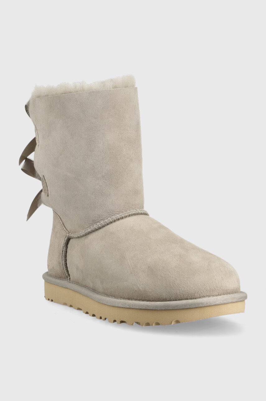Ugg Велурени апрески W Bailey Bow Ii в сиво - Pepit.bg