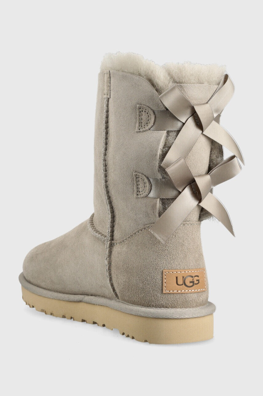 Ugg Велурени апрески W Bailey Bow Ii в сиво - Pepit.bg