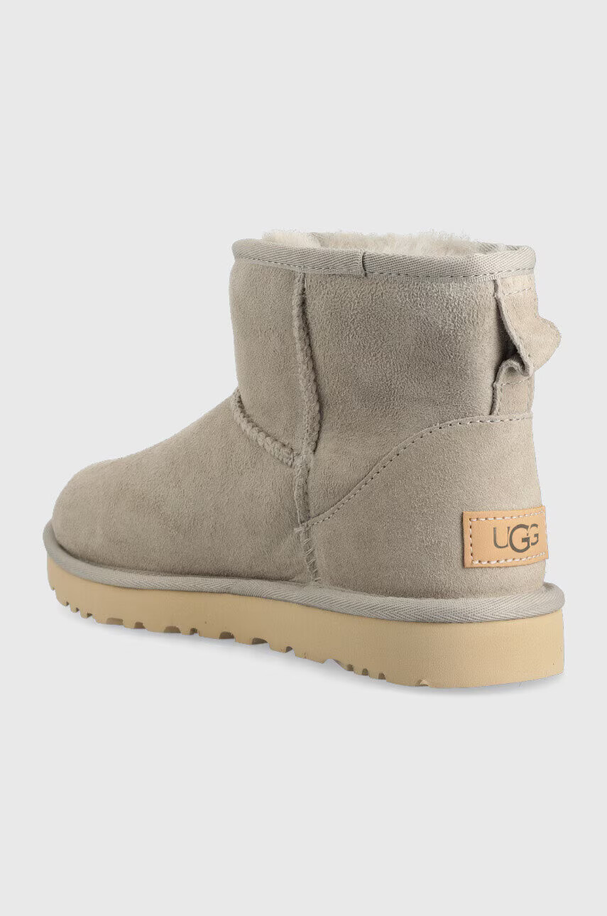 Ugg Велурени апрески W Classic Mini Ii в сиво - Pepit.bg