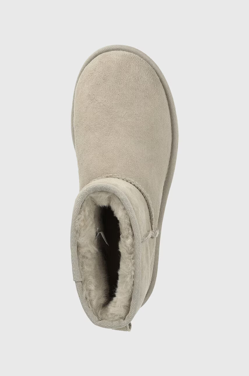 Ugg Велурени апрески W Classic Mini Ii в сиво - Pepit.bg