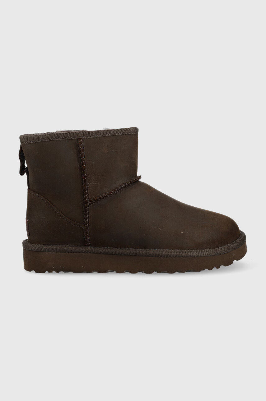 Ugg Велурени апрески W Classic Mini Leather - Pepit.bg