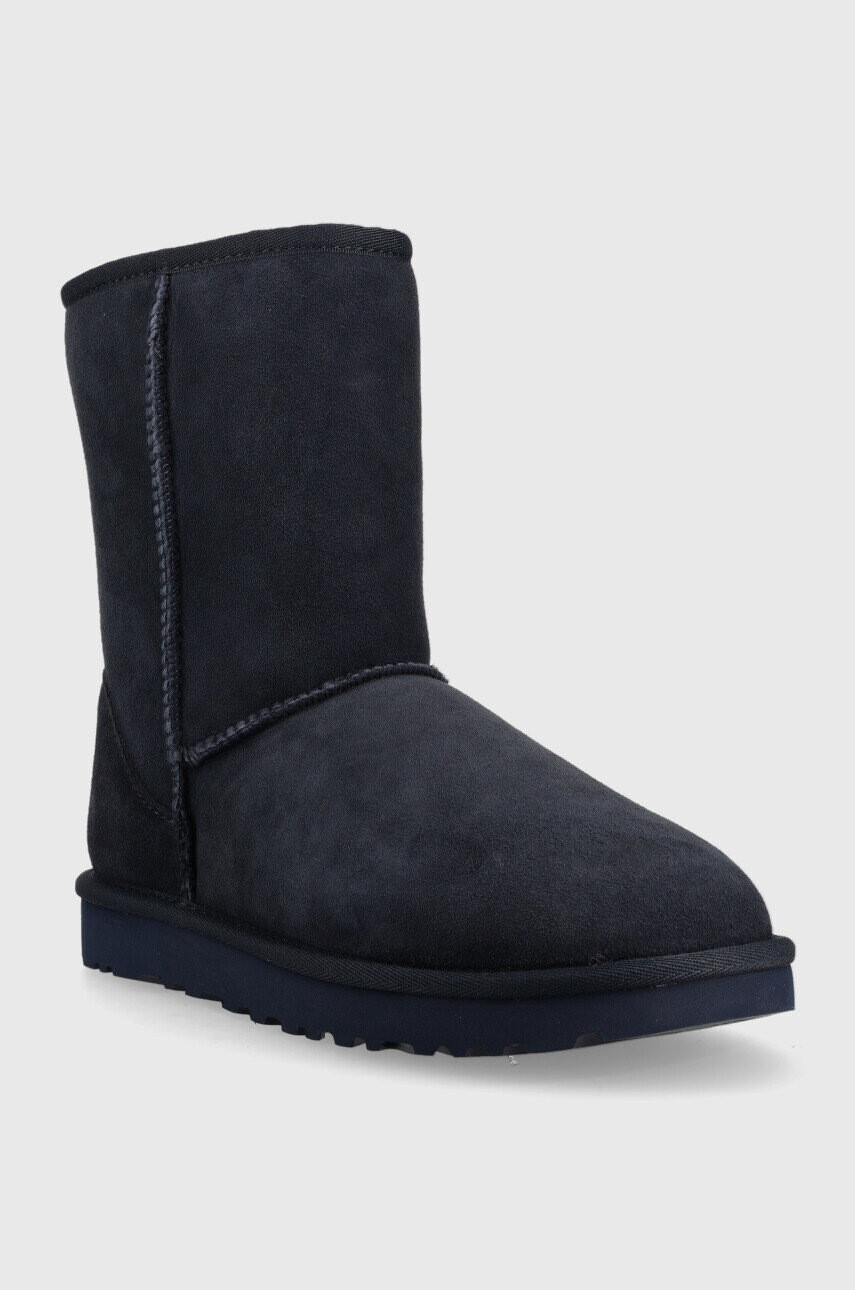 Ugg Велурени апрески W Classic Short Ii в тъмносиньо - Pepit.bg