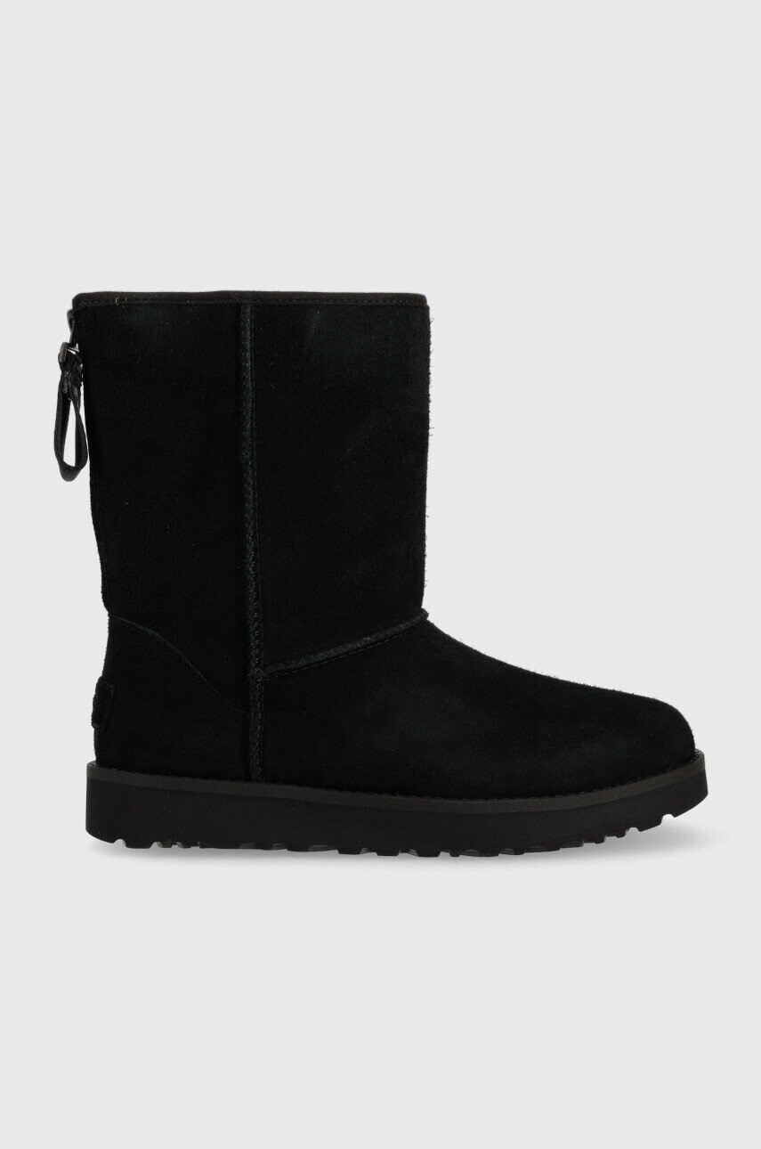 Ugg Велурени апрески W Classic Short Logo Zip - Pepit.bg