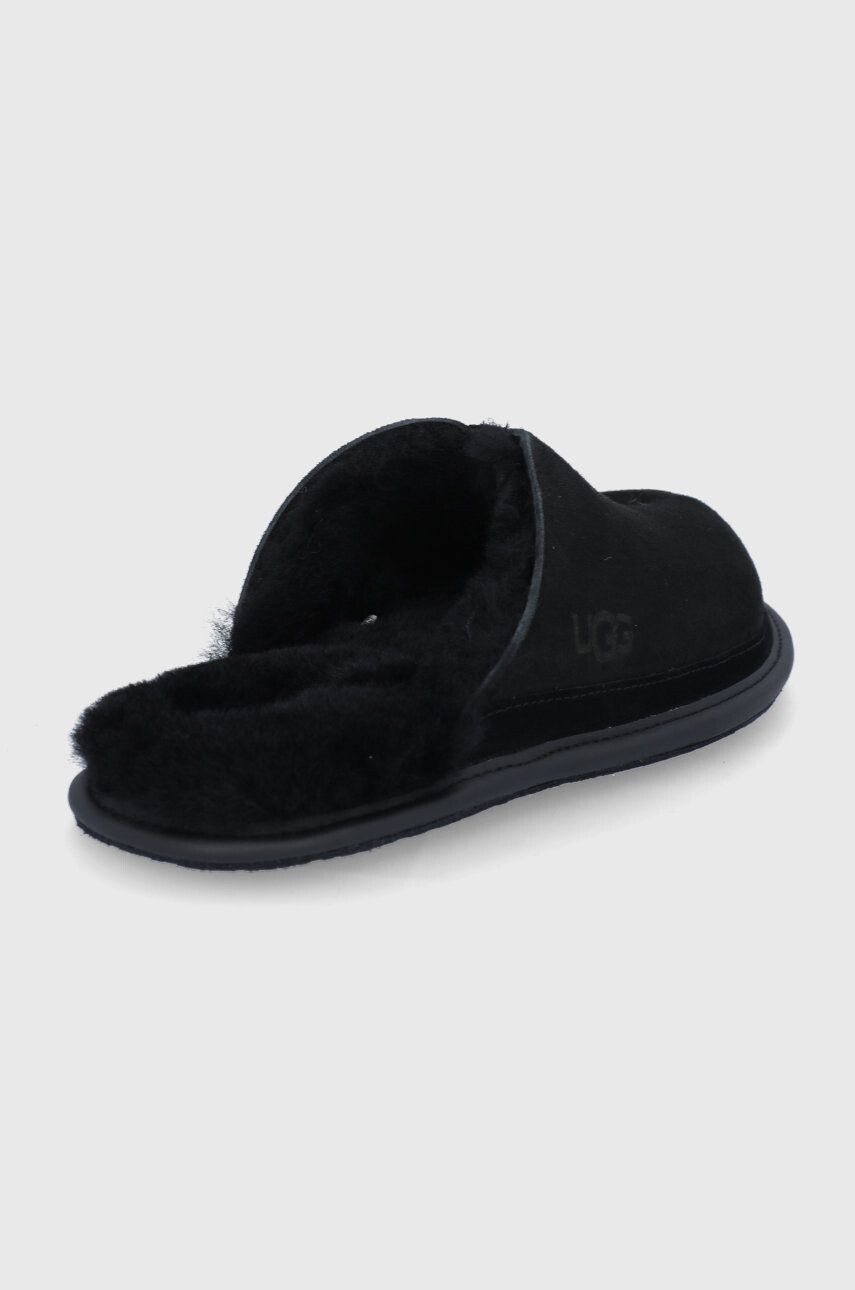 Ugg Велурени чехли M Hyde в черно - Pepit.bg