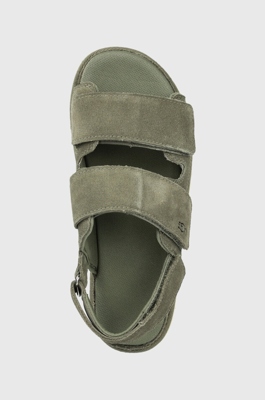 Ugg Велурени сандали Goldenstar в зелено с платформа 1141493 - Pepit.bg