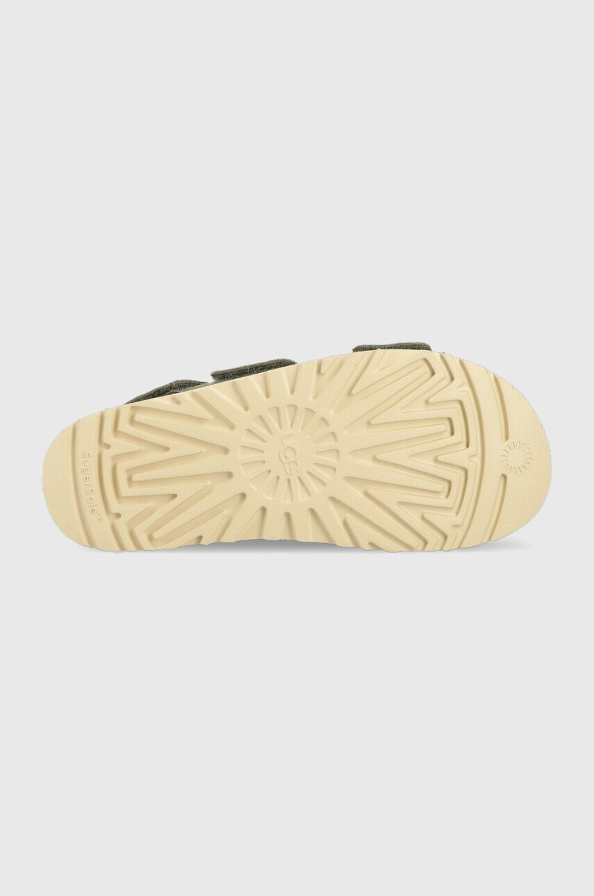 Ugg Велурени сандали Goldenstar в зелено с платформа 1141493 - Pepit.bg
