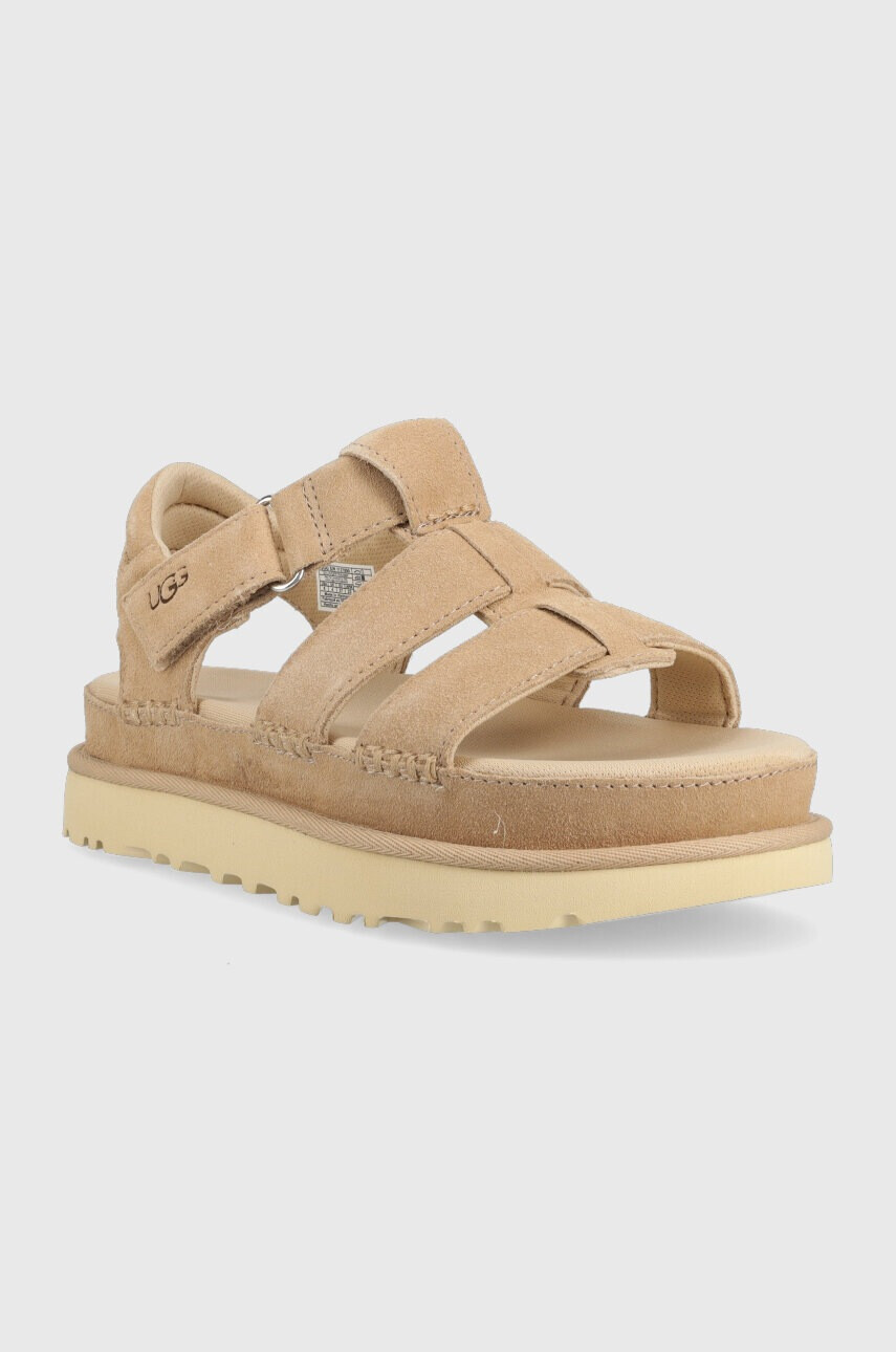 Ugg Велурени сандали Goldenstar Strap - Pepit.bg