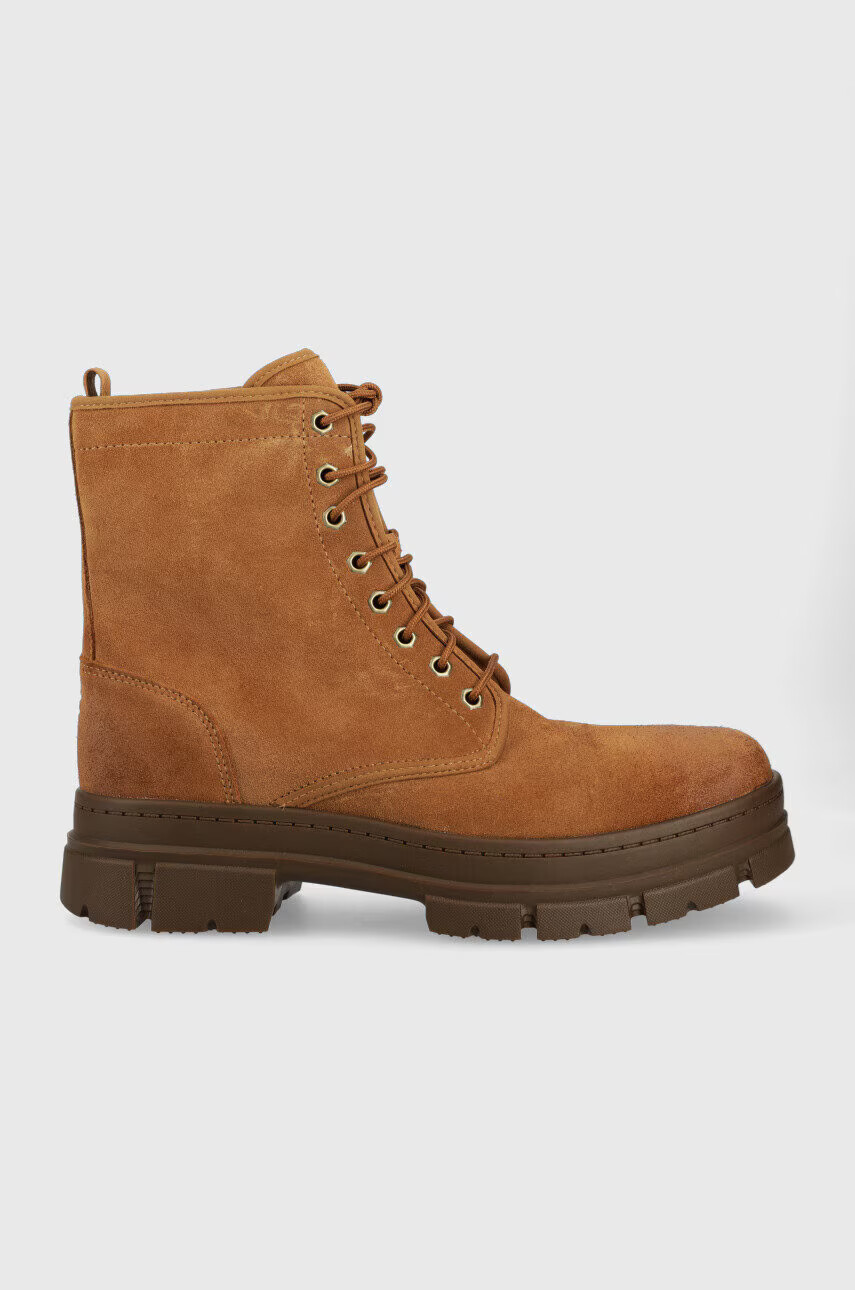 Ugg Велурени туристически обувки Skyview Service Boot в кафяво - Pepit.bg