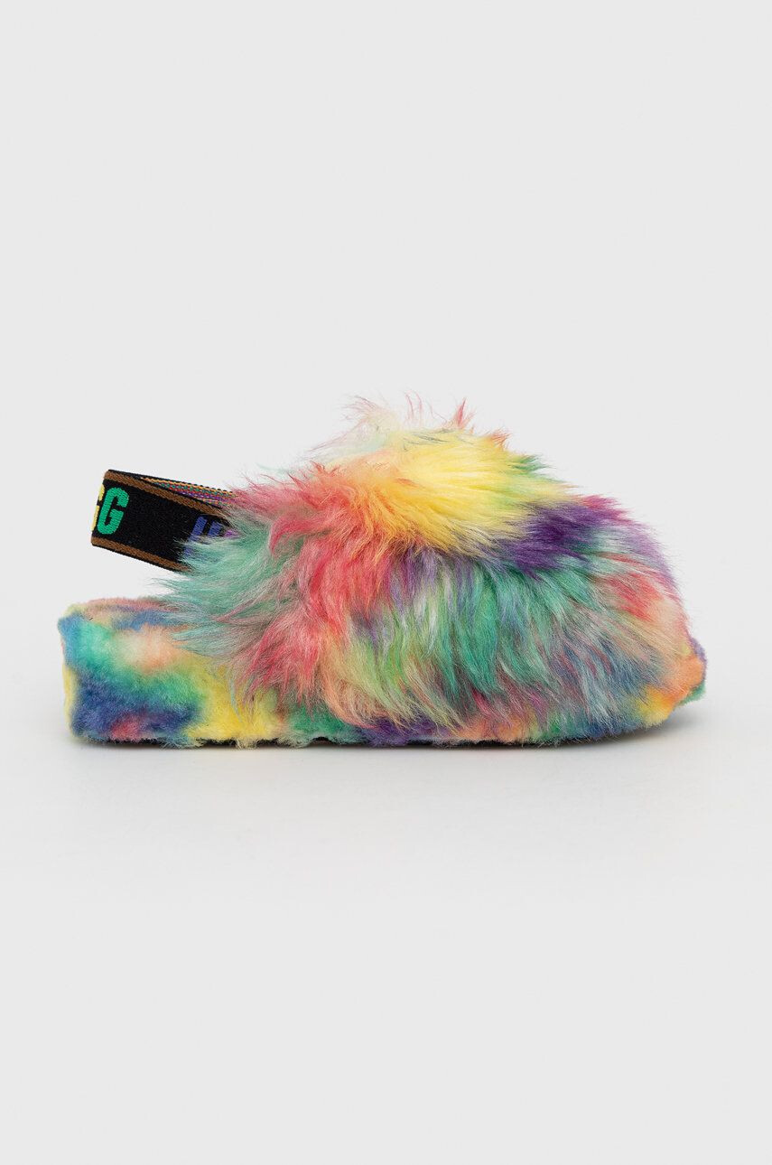 Ugg Вълнени пантофи Fluff Yeah Pride - Pepit.bg