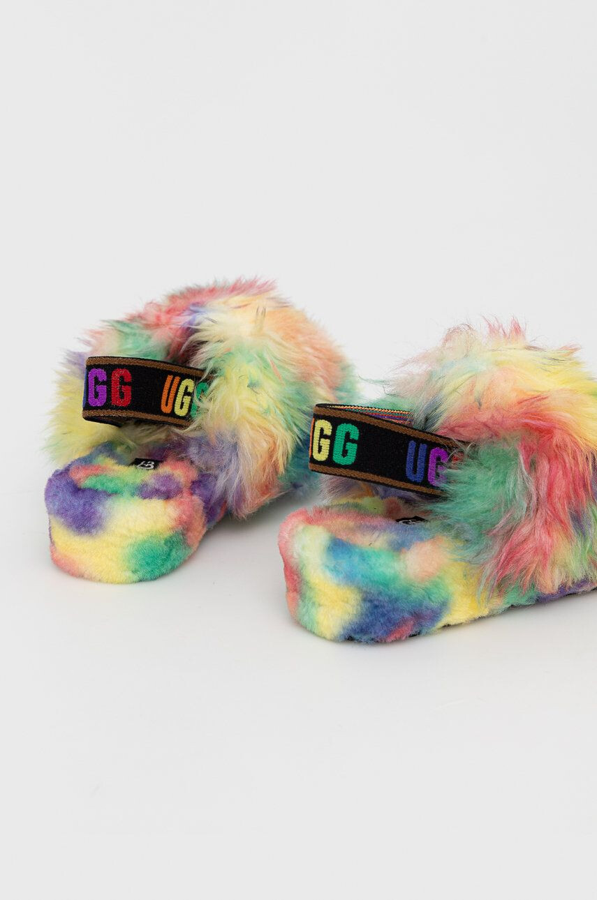 Ugg Вълнени пантофи Fluff Yeah Pride - Pepit.bg