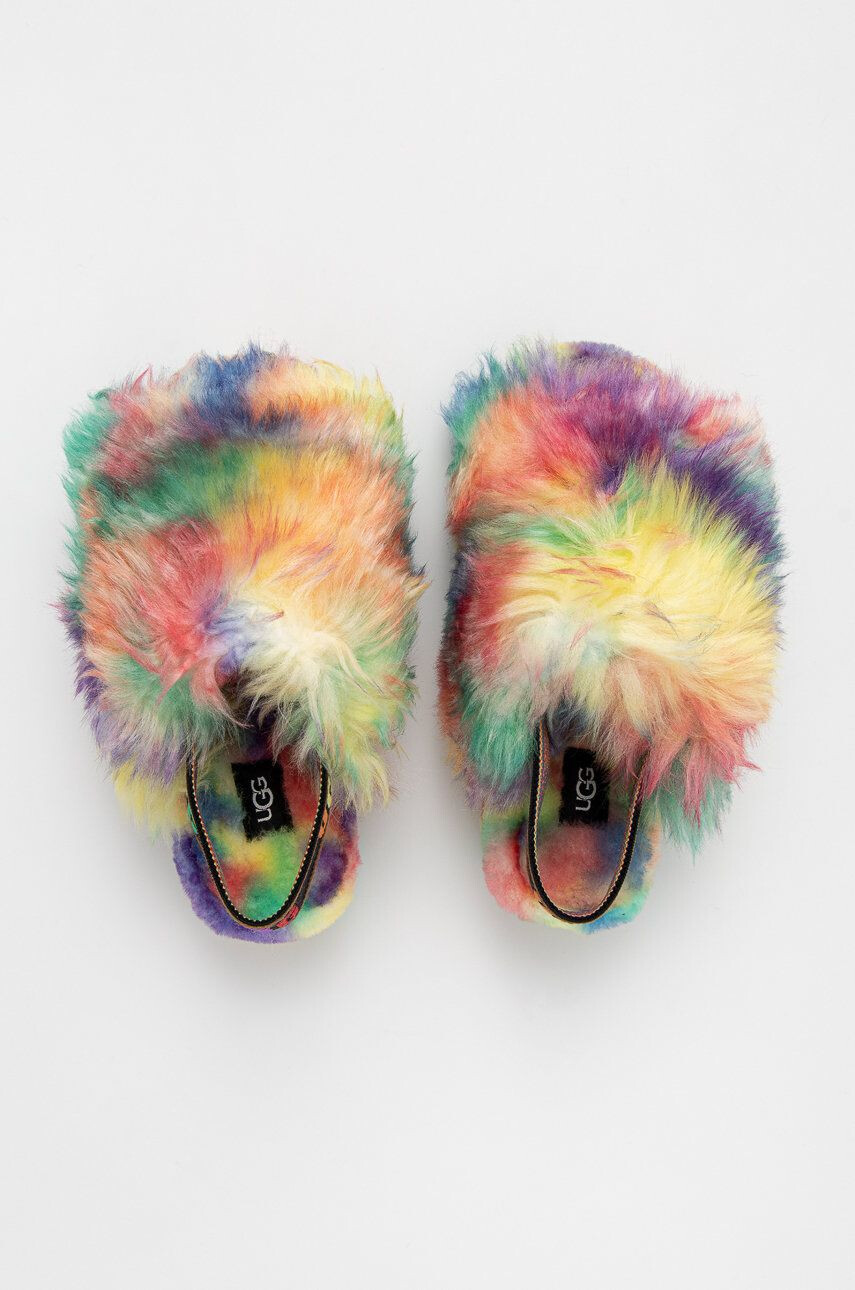 Ugg Вълнени пантофи Fluff Yeah Pride - Pepit.bg