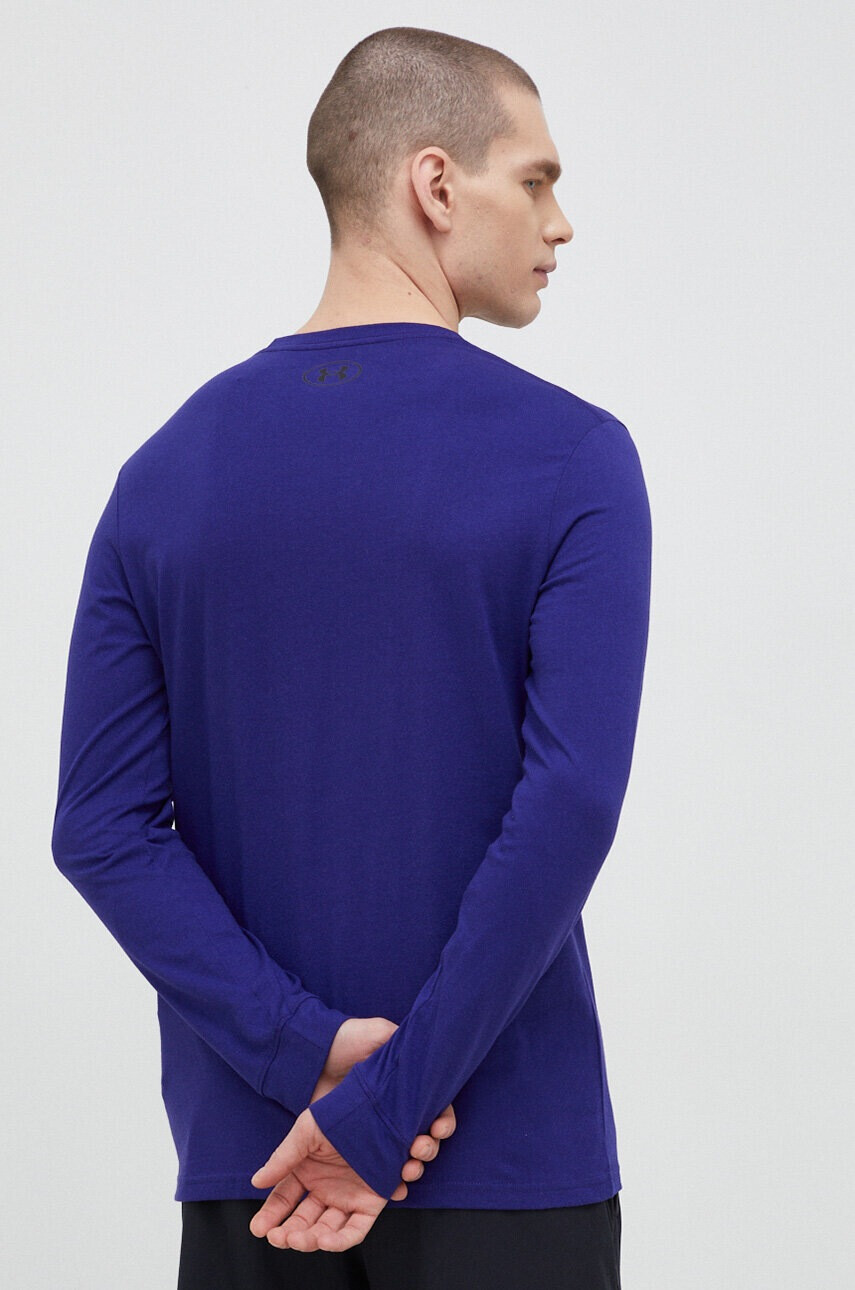 Under Armour Блуза с дълги ръкави в лилаво с принт - Pepit.bg