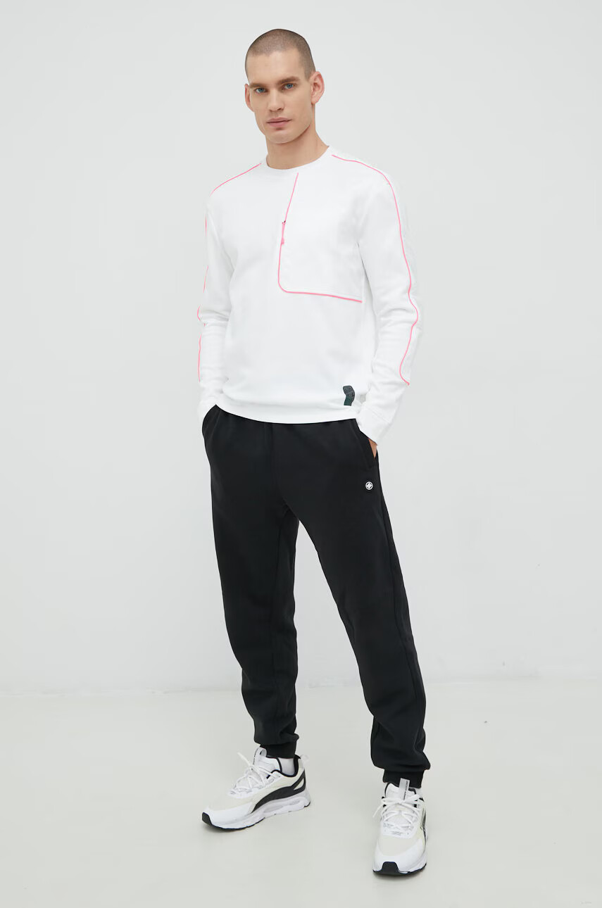 Under Armour Блуза с дълги ръкави за бягане в бяло - Pepit.bg