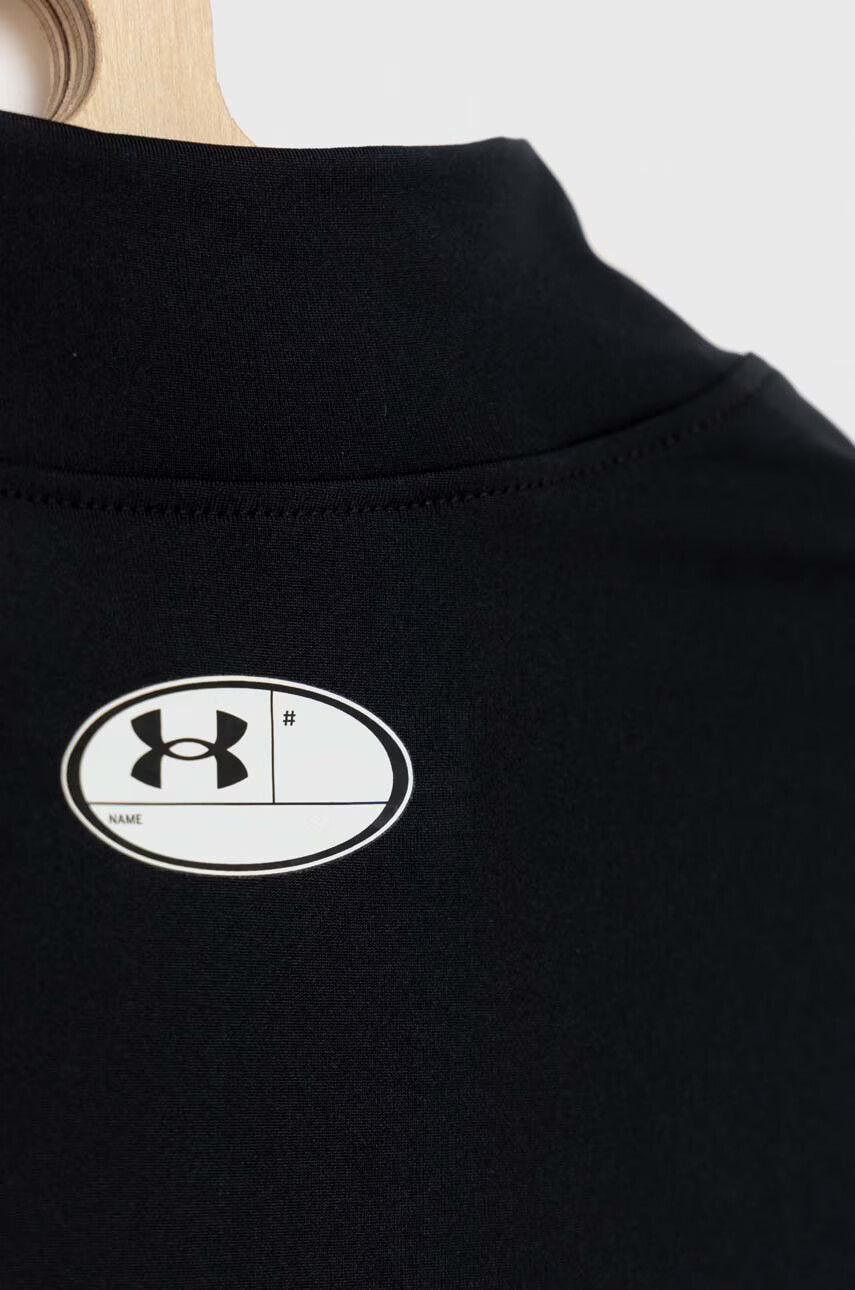 Under Armour Детска блуза с дълги ръкави в черно с изчистен дизайн - Pepit.bg