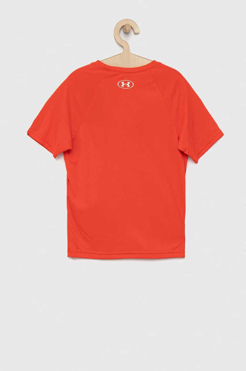 Under Armour Детска тениска в черно с изчистен дизайн - Pepit.bg