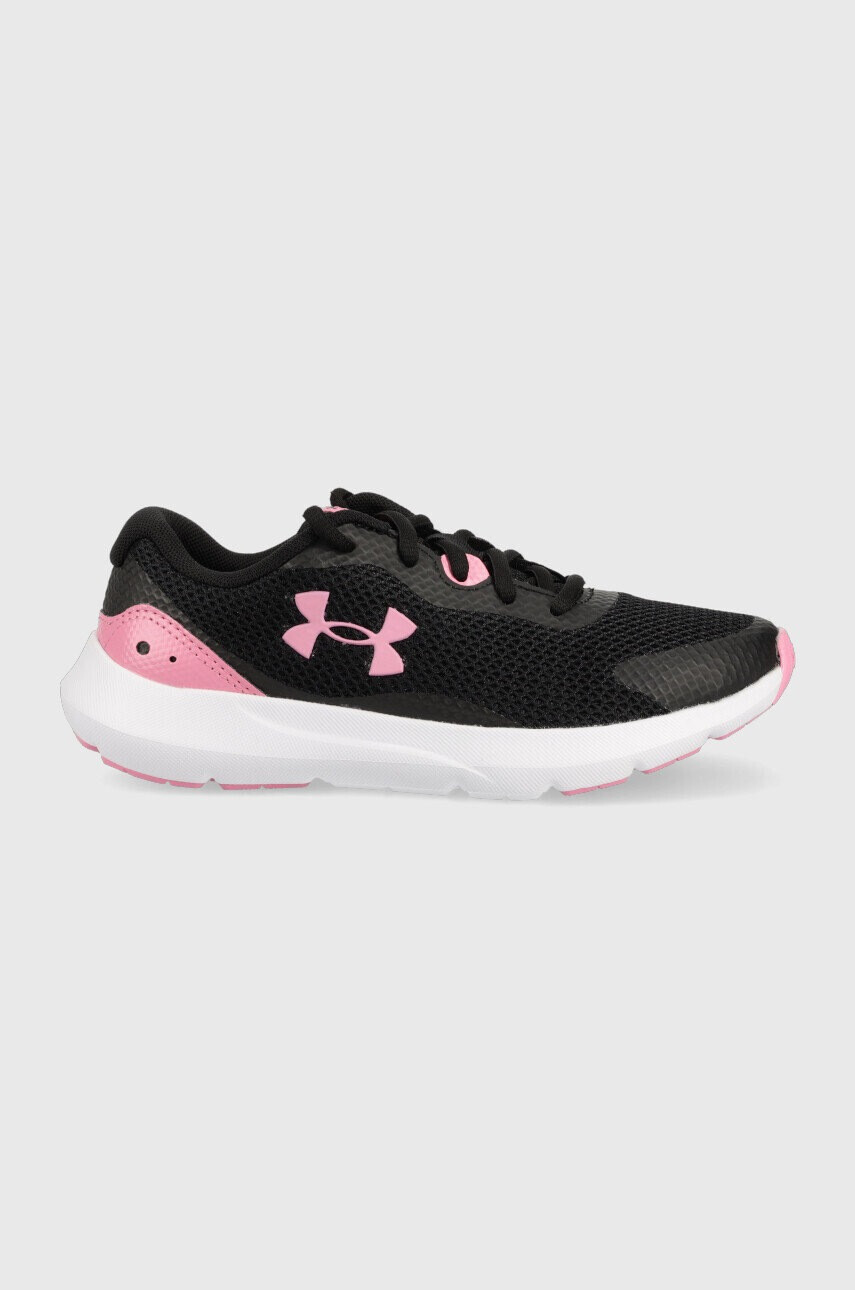 Under Armour Детски маратонки в черно - Pepit.bg