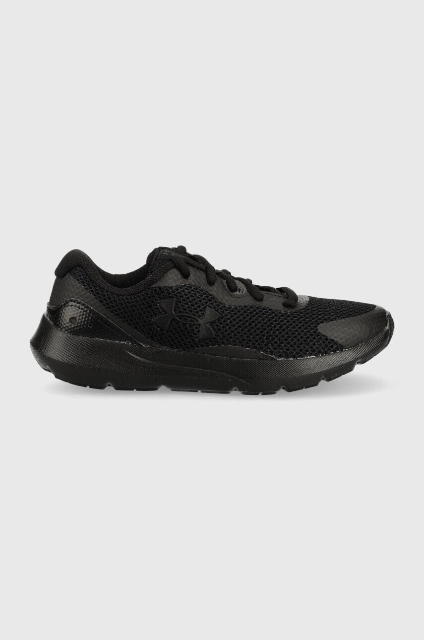 Under Armour Детски маратонки в черно - Pepit.bg