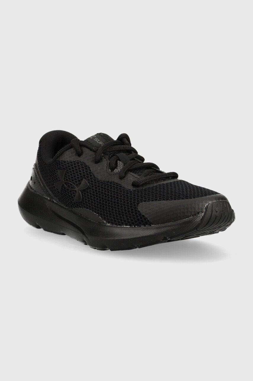Under Armour Детски маратонки в черно - Pepit.bg