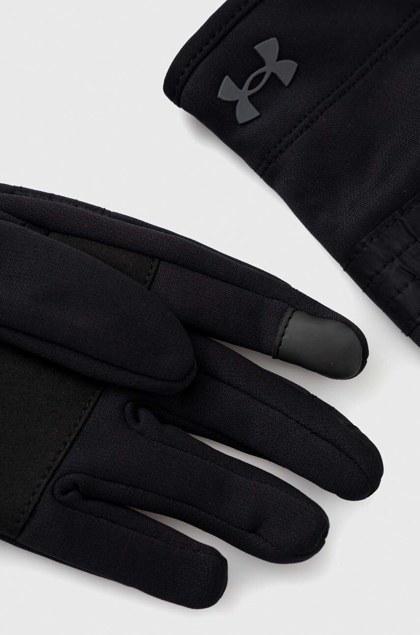 Under Armour Детски ръкавици в черно - Pepit.bg