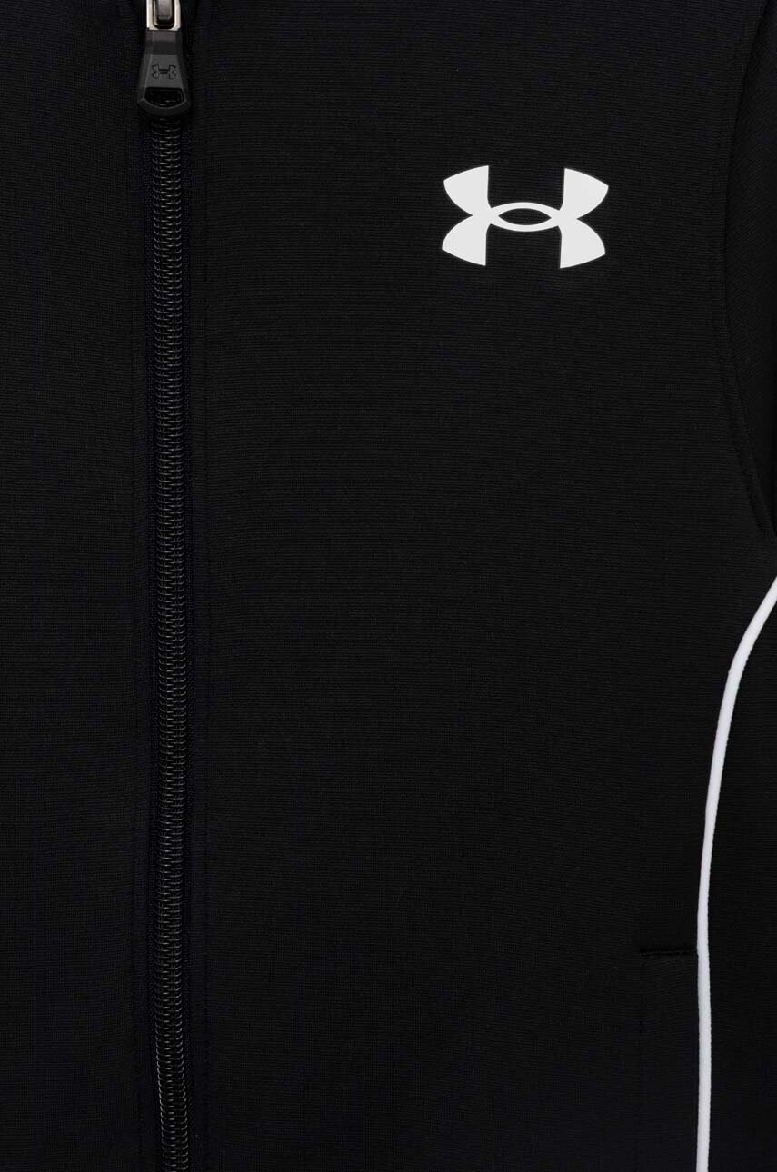 Under Armour Детски суичър в черно с изчистен дизайн - Pepit.bg