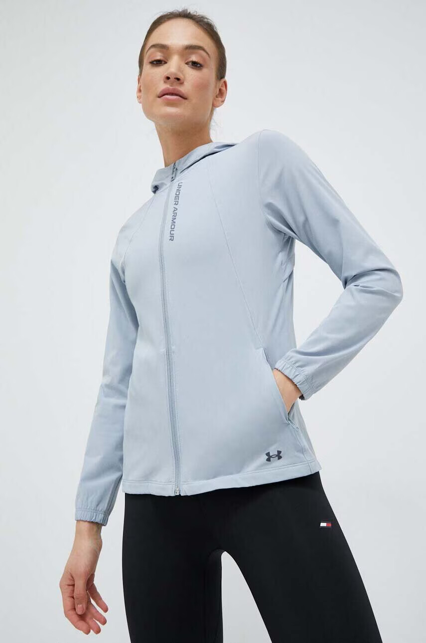 Under Armour Яке за бягане OutRun The Storm в черно - Pepit.bg