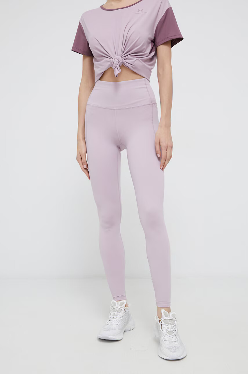 Under Armour Клин за трениране Meridian в лилаво с изчистен дизайн - Pepit.bg
