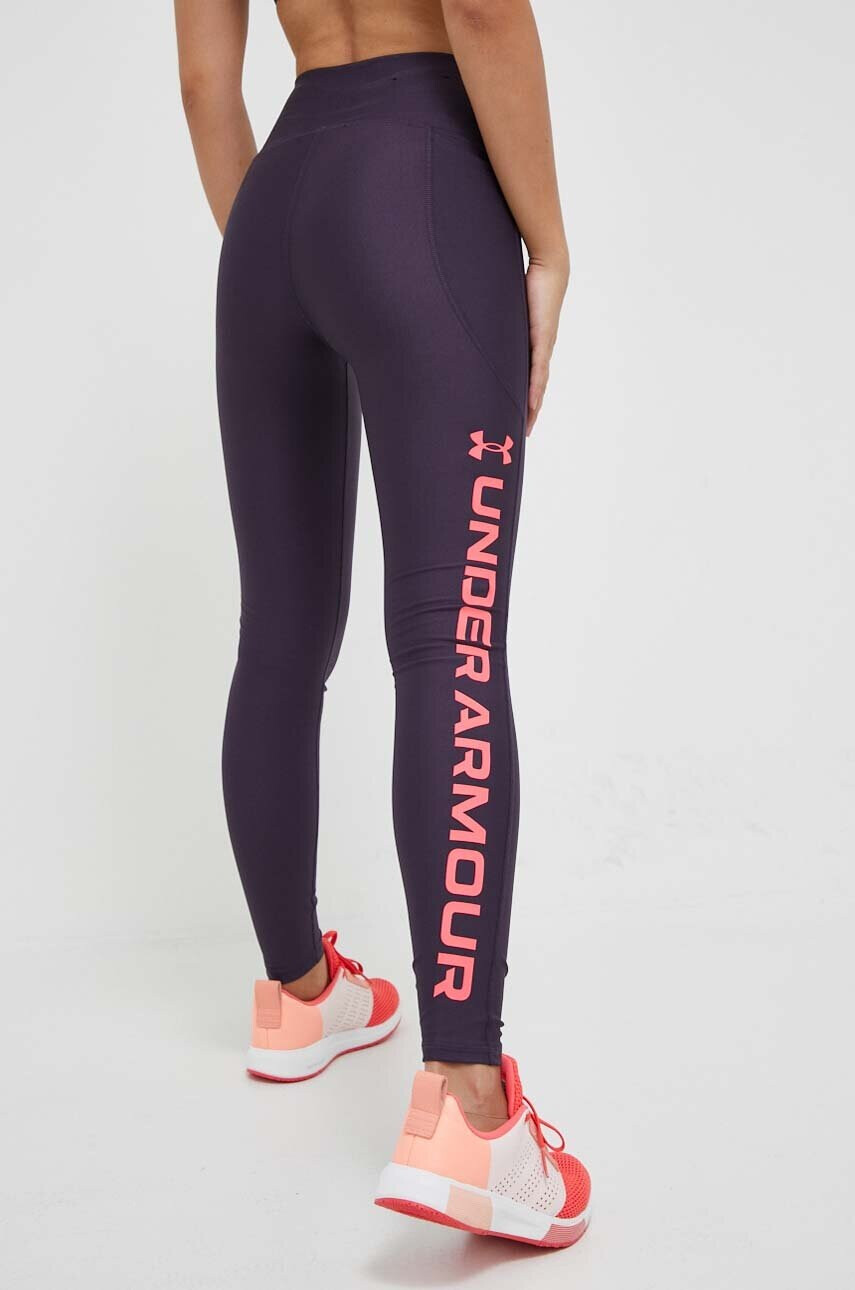 Under Armour Клин за трениране Armour Branded в лилаво с принт - Pepit.bg