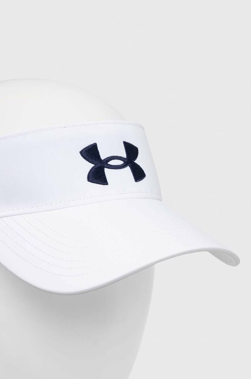 Under Armour Козирка в бяло с апликация - Pepit.bg