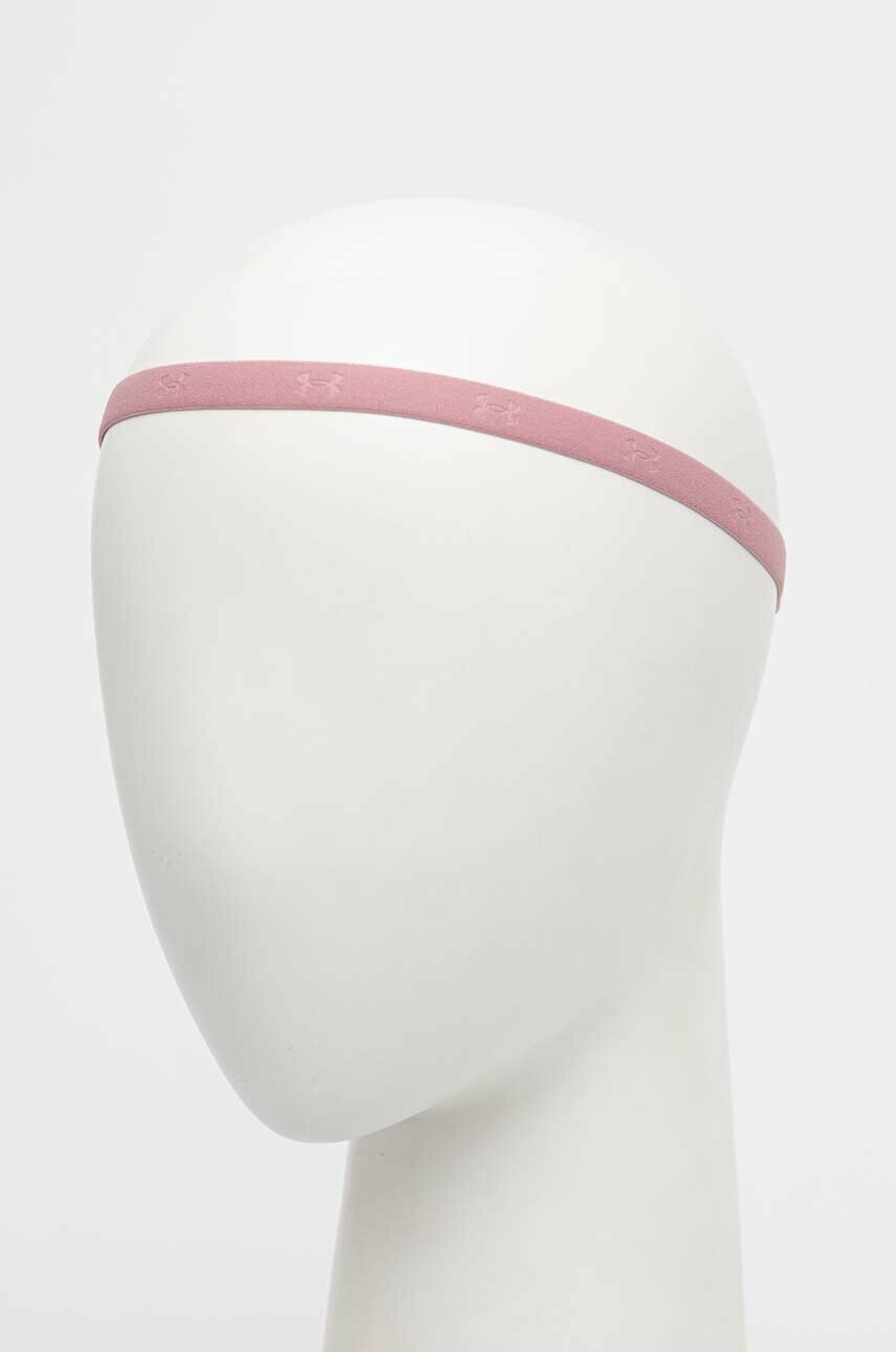 Under Armour Ленти за глава (2 броя) в розово - Pepit.bg