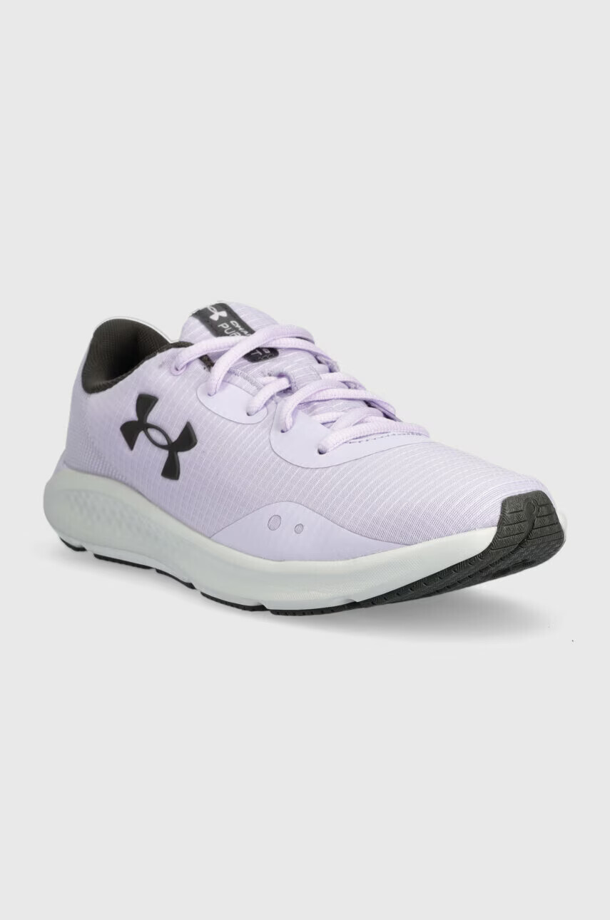 Under Armour Обувки за бягане Charged Pursuit 3 Tech в лилаво - Pepit.bg