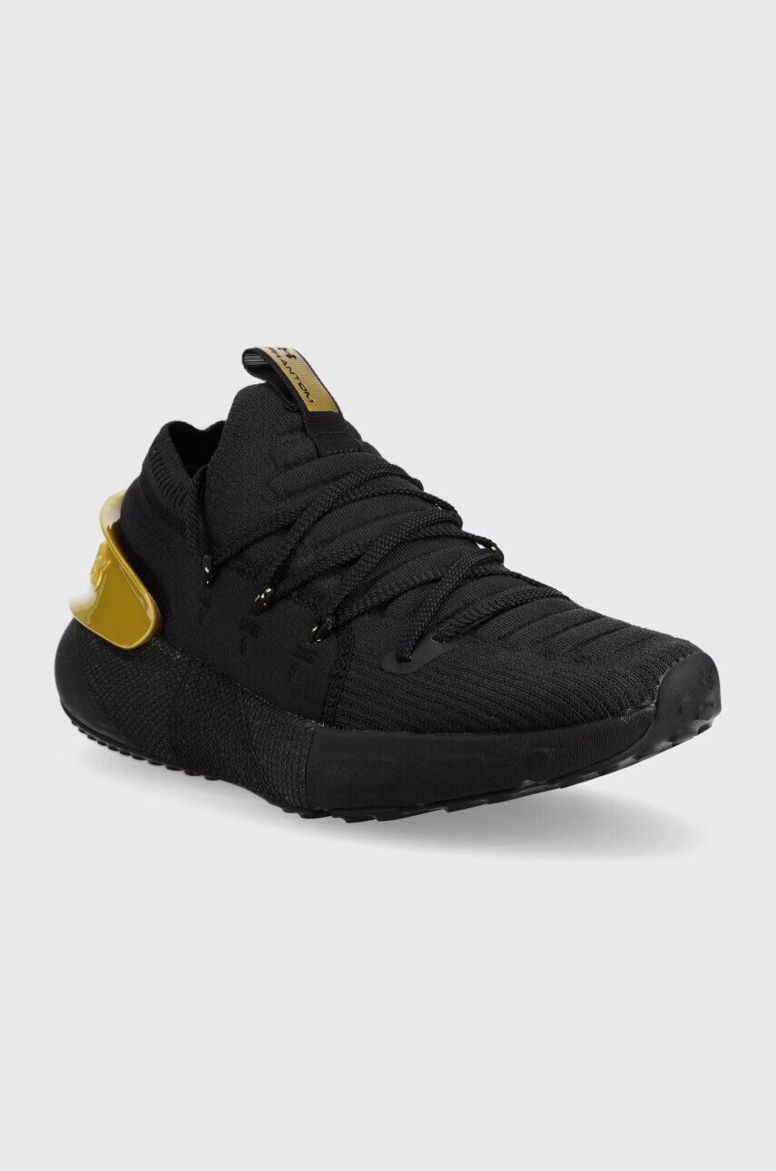 Under Armour Обувки за бягане HOVR Phantom 3 Metallic в черно - Pepit.bg