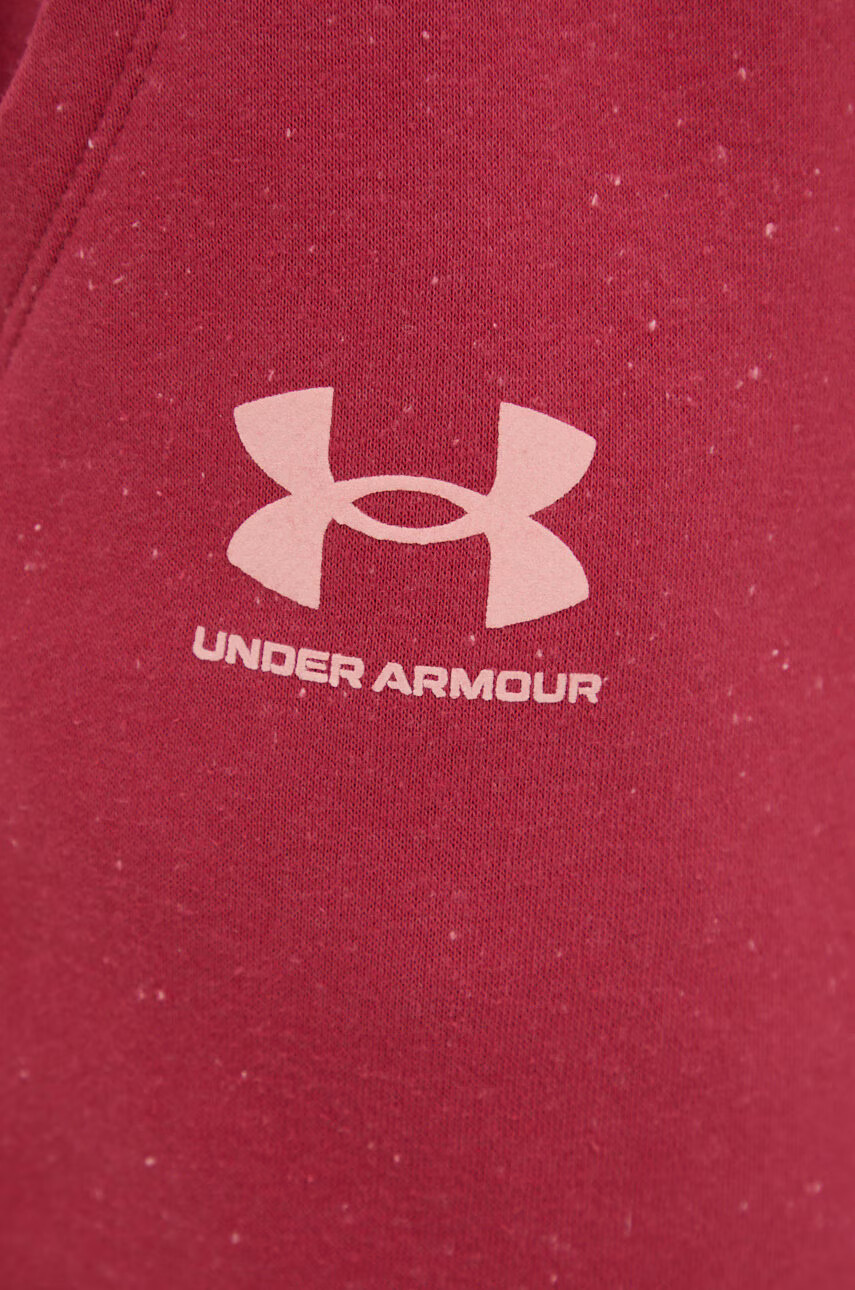 Under Armour Панталони 1356416 дамски в меланж на бордо - Pepit.bg