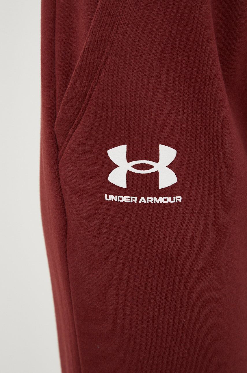 Under Armour Панталони в меланж на бордо - Pepit.bg