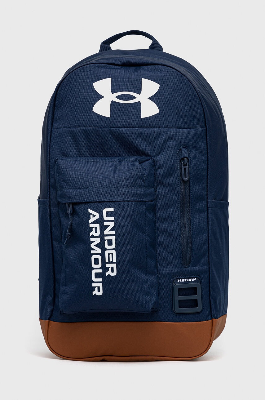 Under Armour Раница 1362365 в тъмносиньо голям размер с принт - Pepit.bg