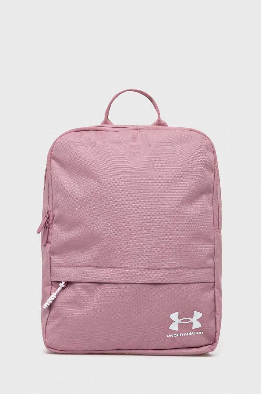 Under Armour Раница в розово голям размер с принт - Pepit.bg