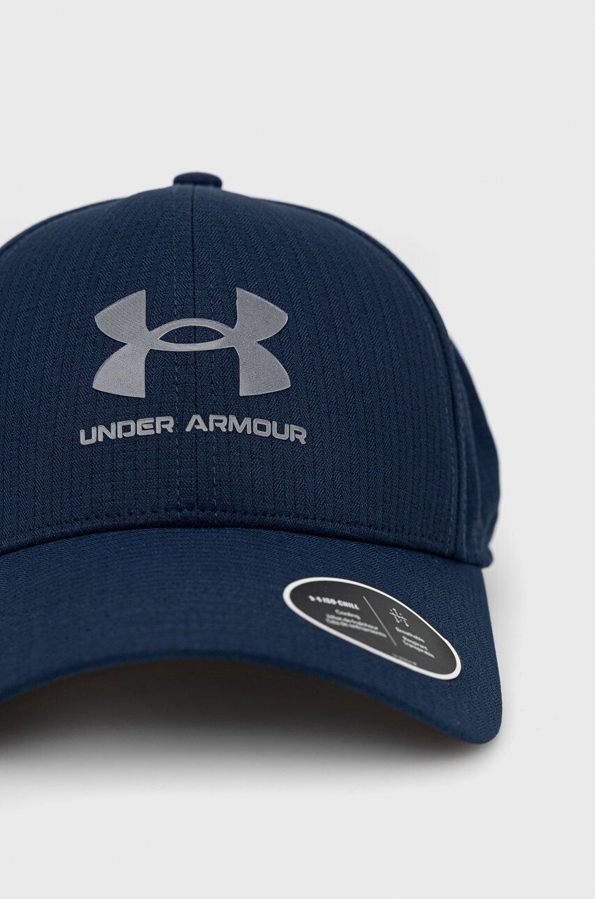 Under Armour Шапка 1361529 в тъмносиньо с принт - Pepit.bg