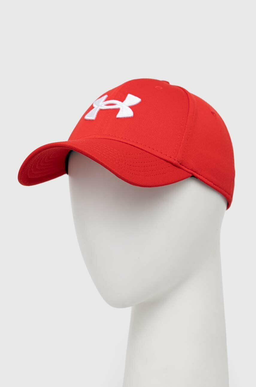 Under Armour Шапка с козирка в бордо с апликация - Pepit.bg