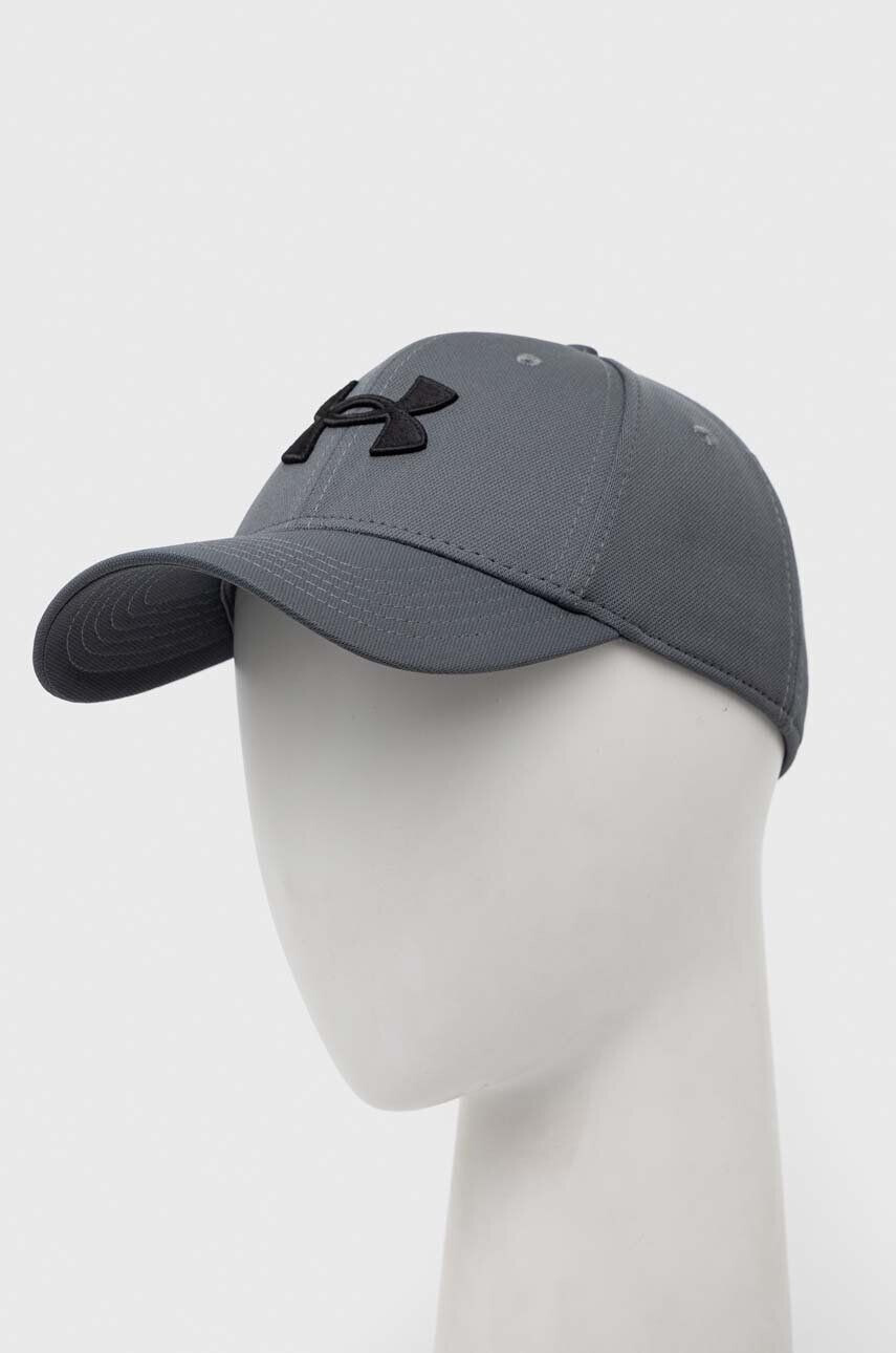 Under Armour Шапка с козирка в сиво с апликация - Pepit.bg