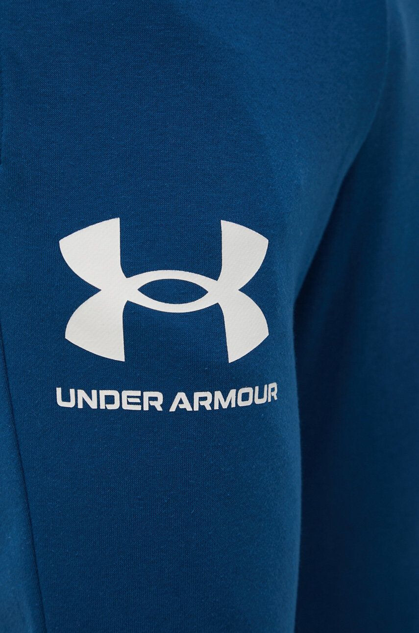 Under Armour Спортен панталон 1361642459 мъжко в тъмносиньо с принт - Pepit.bg