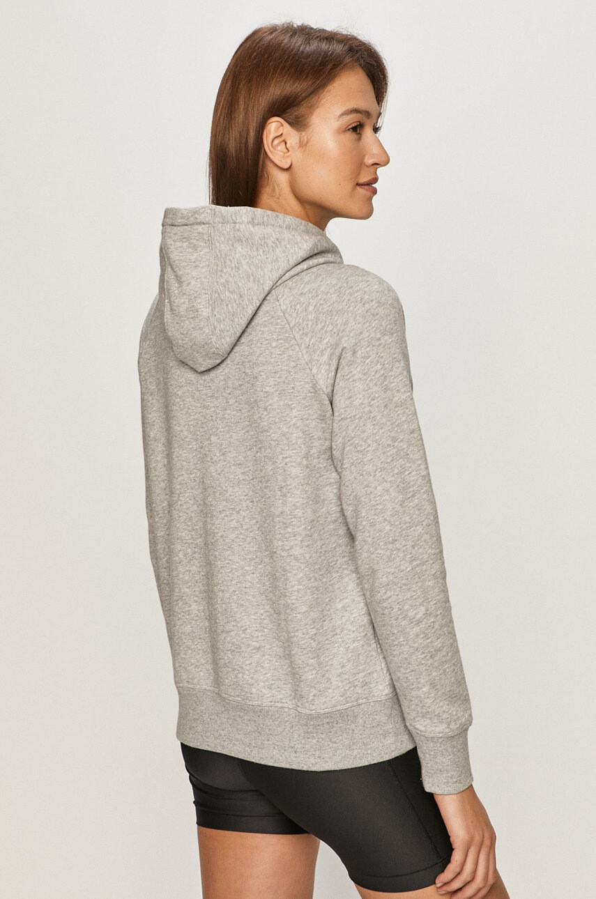 Under Armour Суичър 1356317 дамски в сиво с изчистен дизайн - Pepit.bg