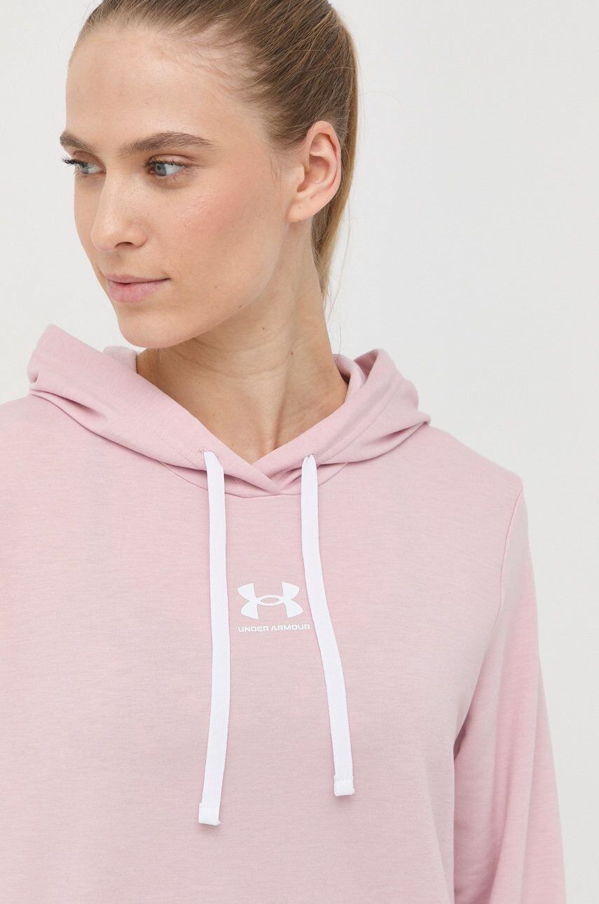 Under Armour Суичър 1369855 в розово с принт - Pepit.bg