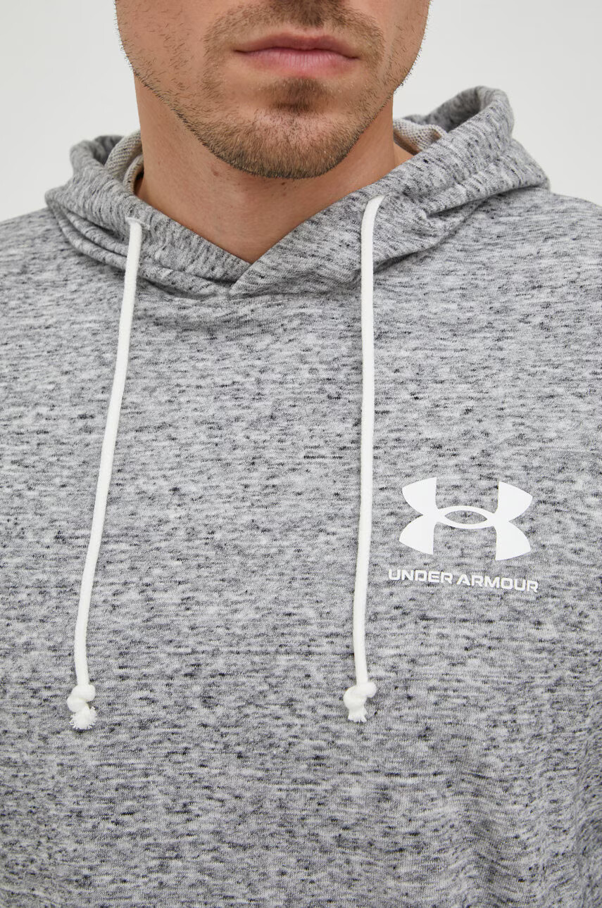Under Armour Суичър 1370401 в сиво с принт - Pepit.bg
